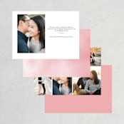 "Florista Modernista" - Save the Dates in Azalea by Petra Kern - Back of Card Options