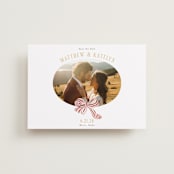 "Ruban en Fleur" - Save the Dates in Rose by Itsy Belle Studio - Front