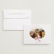 "Ruban en Fleur" - Save the Dates in Rose by Itsy Belle Studio - Save the Date with Envelope