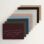 "Bad Dancing" - Save the Dates in Dove by Amy Payne - Colored Envelopes Available