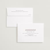 "Elegant Trio" - Save the Dates in Sand by Nicole Walsh - FREE Recipient Addressing