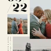 "Big Date" - Save the Dates in Ivory by Anastasia Makarova - Detail