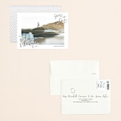 "hand-written" - Save the Dates in Ebony by Lindsay Stetson Thompson - Assembled
