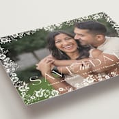 "Meander" - Save the Dates in Snow by Angela Marzuki - Detail