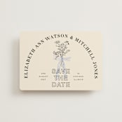 "Sealed" - Save the Dates in Daisy by Baumbirdy - Front