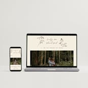 "Sketched Florals" - Save the Dates in Sandpaper by Baumbirdy - FREE Wedding Website