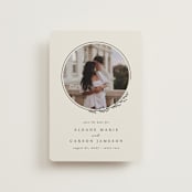 "Branched" - Save the Dates in Almond by Brianne Larsen - Front