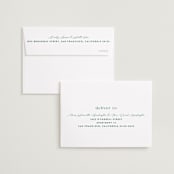 "Side Stack" - Save the Dates in Snow by Alethea and Ruth - FREE Recipient Addressing