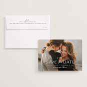 "canele" - Save the Dates in Lace by Carly Reed Walker - Save the Date with Envelope