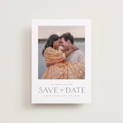 "Glacier" - Save the Dates in Ink by Wildfield Paper Co - Front