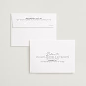 "Danielle" - Save the Dates in Ink by Zani van Zyl - FREE Recipient Addressing