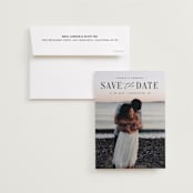 "Danielle" - Save the Dates in Ink by Zani van Zyl - Save the Date with Envelope