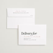 "Free Cake" - Save the Dates in Hunter by Erin L. Wilson - FREE Recipient Addressing