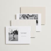 "The Date is Set" - Save the Dates in Ivory by Oscar and Emma - Karly Depew - Back of Card Options
