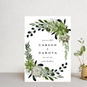 "Agave & Greens" - Save the Dates in Frosting by Susan Moyal - Front