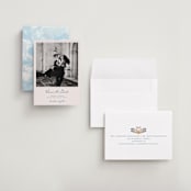 "Swan Crest" - Save the Dates in Royal by Cass Loh - Assembled