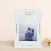 "Flyer" - Save the Dates in Navy by Jack Knoebber - Front