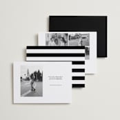 "Casual Elegance" - Save the Dates in Diamond by Eric Clegg - Back of Card Options