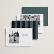 "His & Hers" - Save the Dates in Porcelain by Maria Alou - Back of Card Options