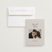 "Hayworth" - Save the Dates in Clay by Olivia Kanaley Inman - Save the Date with Envelope