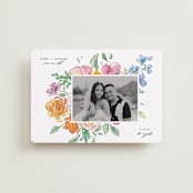 "Floral Pop" - Save the Dates in Vibrance Press by Itsy Belle Studio - Front