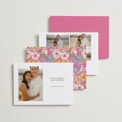 "Floral Pop" - Save the Dates in Vibrance Press by Itsy Belle Studio - Back of Card Options