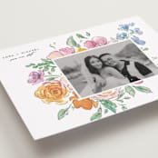 "Floral Pop" - Save the Dates in Vibrance Press by Itsy Belle Studio - Detail