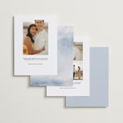 "Postcard Perfect" - Save the Dates in Porcelain by lulu and isabelle - Back of Card Options