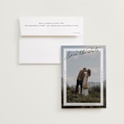 "Postcard Perfect" - Save the Dates in Porcelain by lulu and isabelle - Save the Date with Envelope