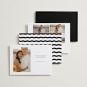 "Main Event" - Save the Dates in Onyx by Devika Keskar - Back of Card Options