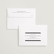 "Main Event" - Save the Dates in Onyx by Devika Keskar - FREE Recipient Addressing