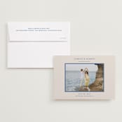 "Bermuda" - Save the Dates in Beach Blue by Ani Somi - Save the Date with Envelope