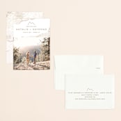 "Birchbark" - Save the Dates in Natural by Kelsey Mucci - Assembled