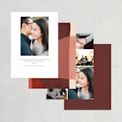 "Galeria" - Save the Dates in Autumn Desert by Kelly Schmidt - Back of Card Options