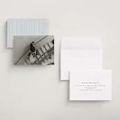 "In Line" - Save the Dates in Noir by Tamara Hilje - Assembled