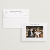 "espresso" - Save the Dates in Chantilly by Pippa Shaw - Save the Date with Envelope