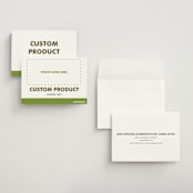 "Landscape" - Save the Dates in Charcoal by Minted - Assembled