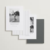 "simple" - Save the Dates in Fog by Sumak Studio - Back of Card Options