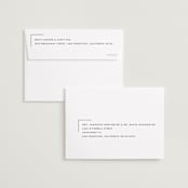 "simple" - Save the Dates in Fog by Sumak Studio - FREE Recipient Addressing