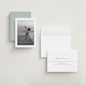 "Gaussian" - Save the Dates in Ivory by Pippa Shaw - Assembled