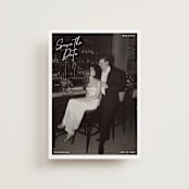 "Corners" - Save the Dates in Cloud by Inkblot Design - Front