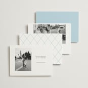 "Hydrangea Hedge" - Save the Dates in Nantucket by Susan Zinader - Back of Card Options