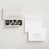 "Simple Snapshots" - Save the Dates in Creme by Erin L. Wilson - Assembled