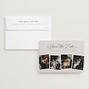"Simple Snapshots" - Save the Dates in Creme by Erin L. Wilson - Save the Date with Envelope