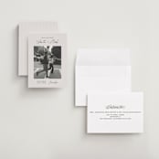 "Moment in Time" - Save the Dates in Eggshell by Paper Raven Co. - Assembled