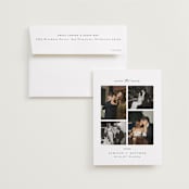 "Boucle" - Save the Dates in Ink by Kristie Kern - Save the Date with Envelope