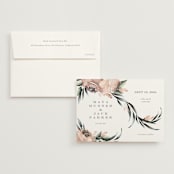 "Maya Rustica" - Save the Dates in Rose by Petra Kern - Save the Date with Envelope