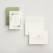 "Verdure" - Save the Dates in Garden by Leah Bisch - Assembled