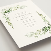 "Verdure" - Save the Dates in Garden by Leah Bisch - Detail
