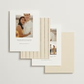 "Sunny Love" - Save the Dates in Sand by Ashley Iwafuchi - Back of Card Options